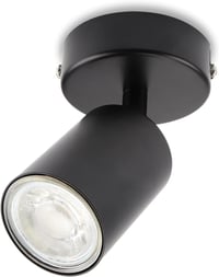DA LIGHT LED Mennyezeti Lámpa Forgó GU10 Spotlámpa Fekete Retro Nappali Hálószoba Konyha 1