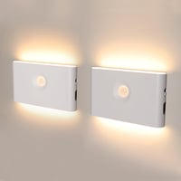 da LIGHT LED Mozgásérzékelős Éjszakai Lámpa USB Töltős 2db Meleg Fehér 1