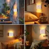 da LIGHT LED Mozgásérzékelős Éjszakai Lámpa USB Töltős 2db Meleg Fehér 6