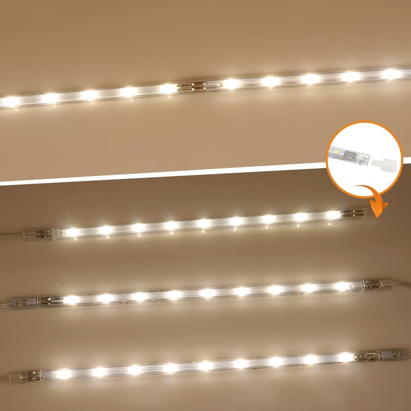 da LIGHT LED Szalagfény 5W 400lm Semleges Fehér Konyhai Szekrény Világítás 3x26cm Bővíthető Rendszer - 3_5W, White