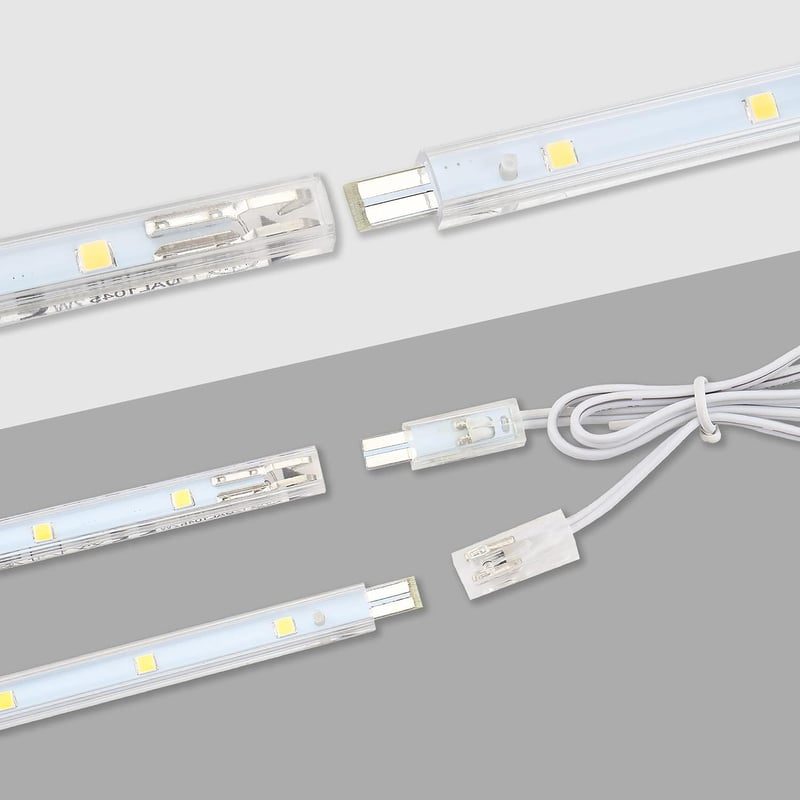 da LIGHT LED Szalagfény 5W 400lm Semleges Fehér Konyhai Szekrény Világítás 3x26cm Bővíthető Rendszer - 3_5W, White