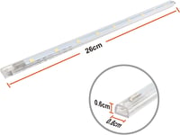 da LIGHT LED Szalagfény 5W 400lm Semleges Fehér Konyhai Szekrény Világítás 3x26cm Bővíthető Rendszer - 3_5W, White 3