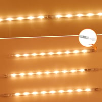 da LIGHT LED Szalagfény 7W 700lm Meleg Fehér Konyhai Szekrény Világítás 4x41cm Bővíthető Rendszer 5