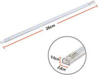 da LIGHT LED Szalagfény Kapcsolóval 760 lm Hideg Fehér Konyhai Szekrény Világítás 6x26 cm 3