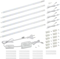 da LIGHT LED Szalagfény Kapcsolóval 760 lm Hideg Fehér Konyhai Szekrény Világítás 6x26 cm 1