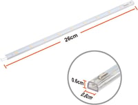 da LIGHT LED Szalagfény Meleg Fehér 760 LM Konyhai Szekrény Világítás Bővíthető 4