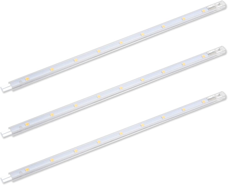 da LIGHT LED Szalagvilágítás 5W Meleg Fehér Konyhai Szekrény Lámpa 3x26cm Csatlakoztatható - 3_5W, 3,000 K