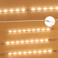 da LIGHT LED Szalagvilágítás 5W Meleg Fehér Konyhai Szekrény Lámpa 3x26cm Csatlakoztatható - 3_5W, 3,000 K 5
