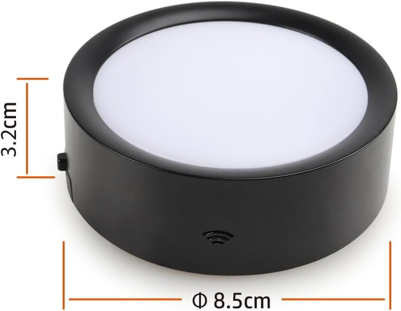 da LIGHT LED szekrénylámpa szett 2db RGBW távirányítóval, vezeték nélküli, dimmelhető - 1000mAh_2_Schwarz