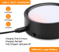 da LIGHT LED szekrénylámpa szett 2db RGBW távirányítóval, vezeték nélküli, dimmelhető - 1000mAh_2_Schwarz 3
