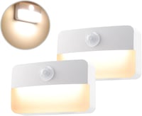 da LIGHT Mozgásérzékelős LED Éjszakai Lámpa 2db Meleg Fehér 3000K 1