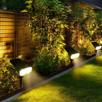 Set de 2 proiectoare solare LED da LIGHT IP65 pentru exterior, cu țăruș și suport de perete 7