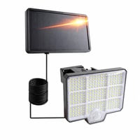 Lampă solară de exterior da LIGHT, 294 LED-uri, cu senzor de mișcare, IP65, 2 în 1, 4 moduri de funcționare, iluminat solar de grădină 1