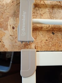 Dreambaby AVA Slimline Extra uska sigurnosna vrata 61-68 cm bijela, na pritisak — bez dodatnih proširenja (stanje: vidi 2. sliku) 4