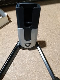 Stojan na bicykel Topeak FlashStand Fat MTB, strieborno-čierny, 9,6 x 3 x 15,7 cm, model TW007, skladací, používaný 5