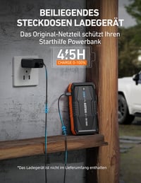 AstroAI S8 Hordozható Autós Bikázó 1500A, Powerbank Funkcióval, 12V Akkumulátor Indító 6.0L Benzines és 3.0L Dízel Motorokhoz 8