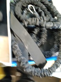 Centură de înot pentru piscină Brinquil – Cu frânghie elastică reglabilă (2,5–7,5 m), centură de antrenament pentru adulți și copii, negru 2