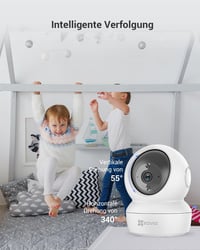 EZVIZ C6N WiFi IP Beltéri Kamera 1080P - 360° Lefedettség, Éjjellátó, Kétirányú Hang, MicroSD Támogatás, Mozgásérzékelés Otthoni és Bébi Meg 4
