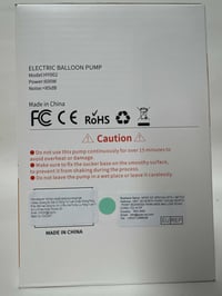 ICNOW Elektromos Léggömbpumpa - Gyors Felfújás Partikra, Esküvőkre 8