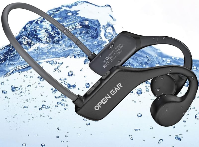 BEARTAIN Csontvezető Bluetooth 5.3 Úszó Fülhallgató IP68 Vízálló MP3 Lejátszóval