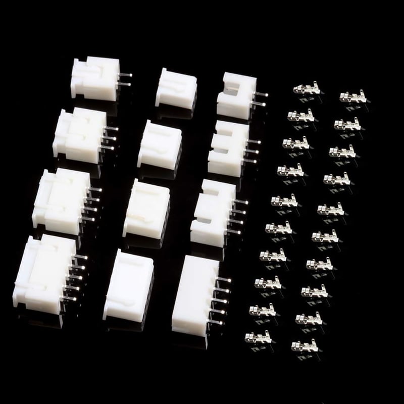 YIXISI 460 db-os JST Csatlakozó Készlet, 2.54 mm JST-XH Aljzat, Adapter Kábel, 2/3/4/5/6 Tűs Dugó Elektronikai Projektekhez