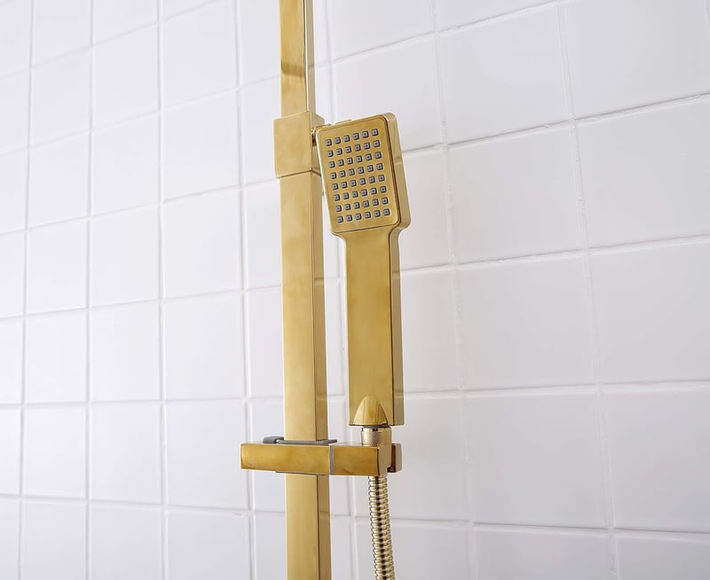 Schwänlein arany vízkőmentes termosztátos esőzuhany rendszer