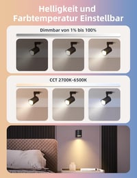 Aigostar 6.5W GU10 Alexa okosizzó, Bluetooth Mesh, 555LM, állítható színhőmérséklet, 6 db szett távirányítóval 6