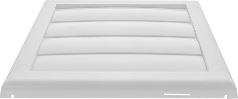Vent Systems 125mm Fehér Szellőző Fedél - Szárítógép Kivezető Fedél Szellőzőnyílásokkal - Elszívó Sapka - Egyoldalas Műanyag Légbevezető Rác