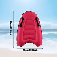 Feliciay Felfújható Piros Bodyboard Úszódeszka Fogantyúkkal Gyerekeknek és Felnőtteknek 2