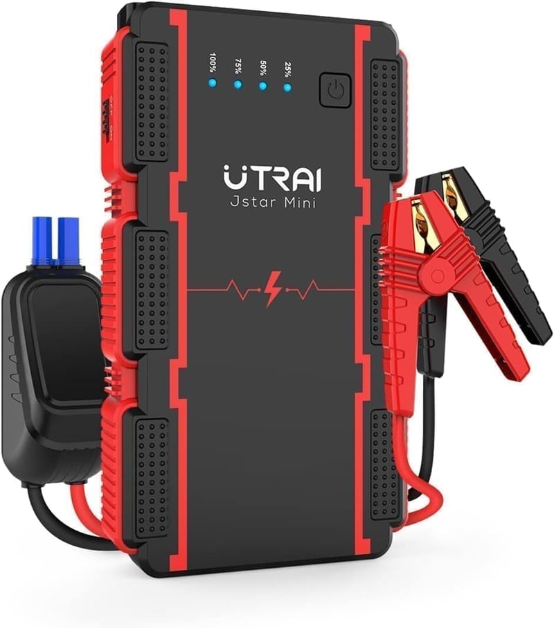 UTRAI 2000A Autós Bikázó Powerbank 13800mAh - 7.5L Benzin/5.5L Diesel Motorokhoz