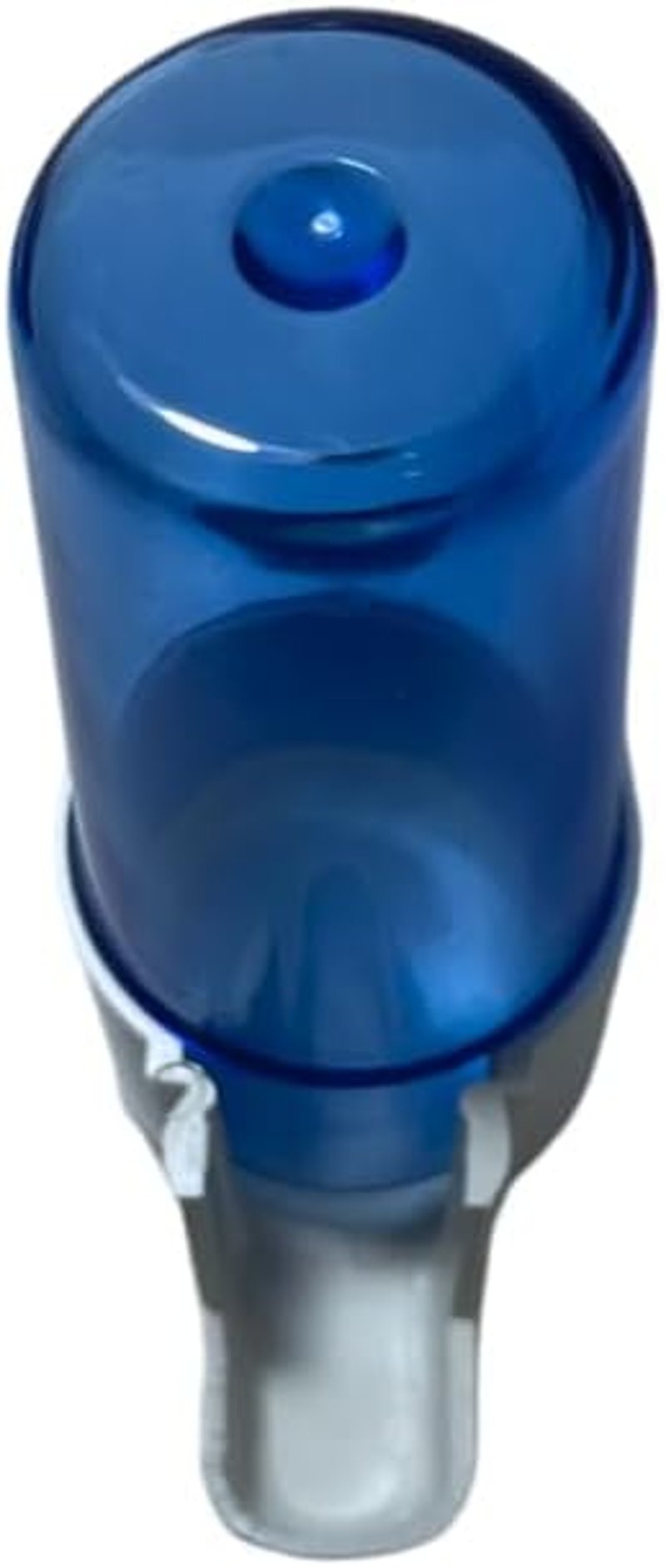ANIMALPLAST Madár Itató és Etető Adagoló - 12db 100ml Automata Függeszthető Víz- és Magadagoló Kalitkához, Kis-Közepes Madaraknak, Kék-Fehér