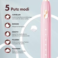 DADA-TECH Szónikus Elektromos Fogkefe 5 Tisztítási Móddal és 9 Fejjel 4