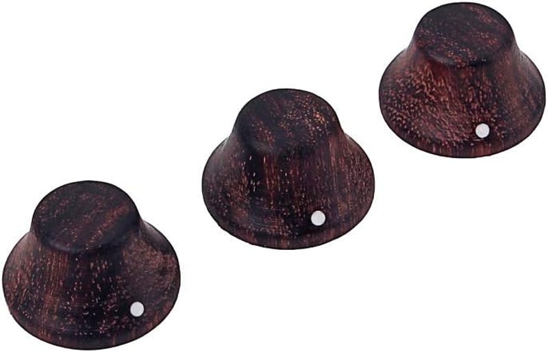 Gibson LP stílusú rózsafa gitárgombok indikátorral, 3 db-os szett