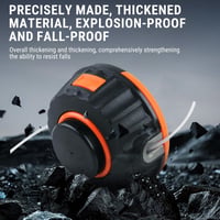 Uadme M10x1.25 Damilfej Szett Fűkaszához - Kompatibilis MX557, P4500, PP125, PP136E, PPB200E, PPB350, PPB32SST Modellekkel, Tartós Fűnyíró A 6