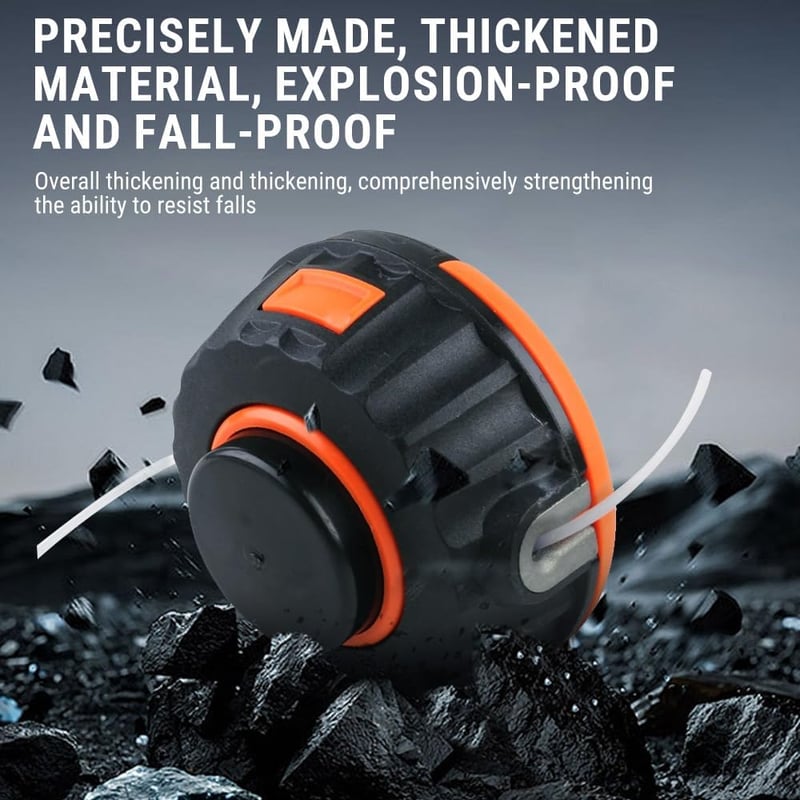 Uadme M10x1.25 Damilfej Szett Fűkaszához - Kompatibilis MX557, P4500, PP125, PP136E, PPB200E, PPB350, PPB32SST Modellekkel, Tartós Fűnyíró A