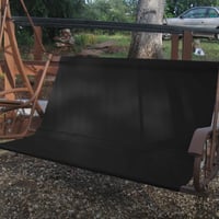 Daelesr Náhradný poťah na hojdačku, vodeodolný poťah na vankúš pre záhradnú hojdačku, na terasu, balkón, 138 x 50 x 50 cm, sivý 5