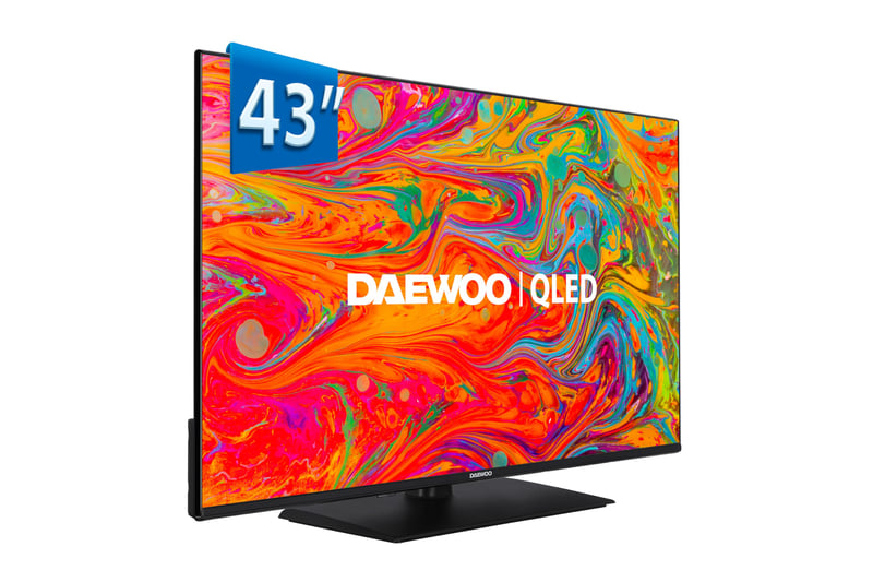 Daewoo 43DM65QV QLED Smart TV 4K HDR Dolby Vision & Atmos - 43"