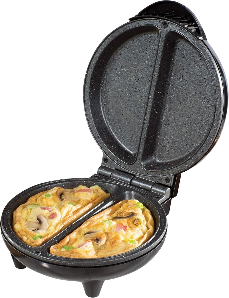 Daewoo SDA1556 750W Omlett Sütő Mély Töltet Nemtapadó Bevonat Rozsdamentes Acél