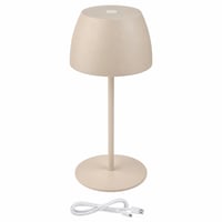 Lampă de birou mini LED BRILONER, cu touch, reglabilă, USB-C, bej — defectă, pentru piese: nu se aprinde după încărcare (stare: vezi a doua imagine) 1