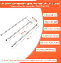 Weber Spirit E310/320 57cm-es rozsdamentes acél ízesítő rudak (2007-2012) 2