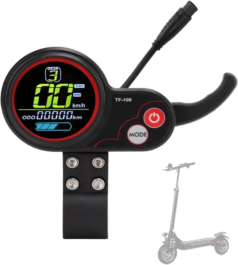 GAESHOW 48V TF-100 LCD kijelző M4 elektromos roller vezérlőhöz, 6 pines