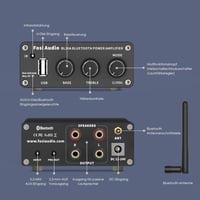 Fosi Audio BL20 Bluetooth 5.0 Mini Hi-Fi Erősítő 100W, Távirányítóval 2