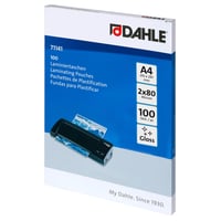 Dahle Lamináló Fólia A4, 160 Mikron (2x80) - 100 db, Fényes, Fontos Dokumentumok és Fotók Védelmére, 216x303 mm 1