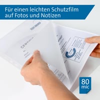Dahle Lamináló Fólia A4, 160 Mikron (2x80) - 100 db, Fényes, Fontos Dokumentumok és Fotók Védelmére, 216x303 mm 4