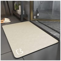 Dai Lufei csúszásmentes mikroszálas fürdőszobai szőnyeg 60x90cm bézs 1