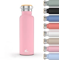 Nerezová termoska Daikoku 750 ml – studené nápoje 24 hodín, teplé nápoje 12 hodín – bez BPA, dvojstenná, odolná proti vytečeniu – ružová 1
