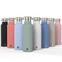 Nerezová termoska Daikoku 750 ml – studené nápoje 24 hodín, teplé nápoje 12 hodín – bez BPA, dvojstenná, odolná proti vytečeniu – ružová 9