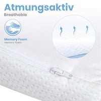 Dailydream Matrac Topper 140x70 cm, 5 cm Memory Foam, Kids Standard Edition Model M, ergonomikus alátét matrachoz, kanapéhoz és vendégágyhoz 4