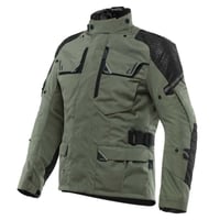 Pánska motocyklová turistická bunda Dainese Ladakh 3L D-Dry - armádna zelená/čierna - veľkosť 48 3