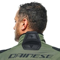 Pánska motocyklová turistická bunda Dainese Ladakh 3L D-Dry - armádna zelená/čierna - veľkosť 48 6